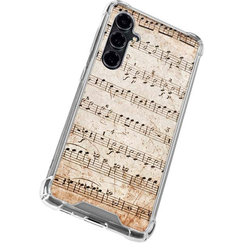 Antique Notes Galaxy S23 FE Clear Case